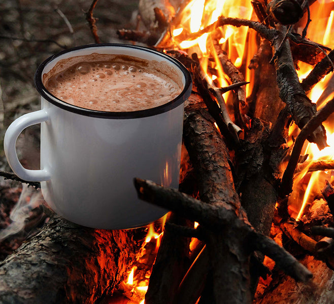 Rich and Creamy Campfire Hot Cocoa